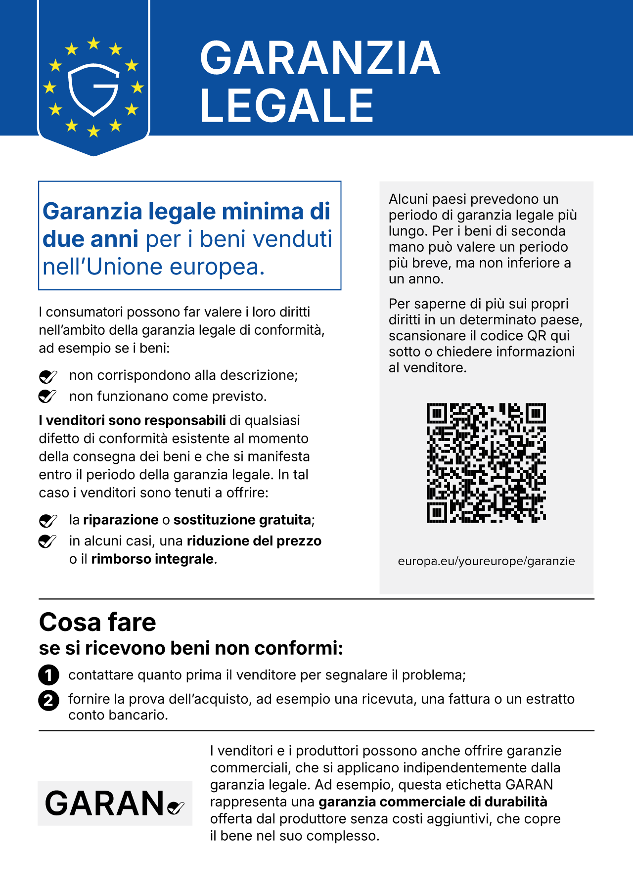 Diritti di garanzia legale