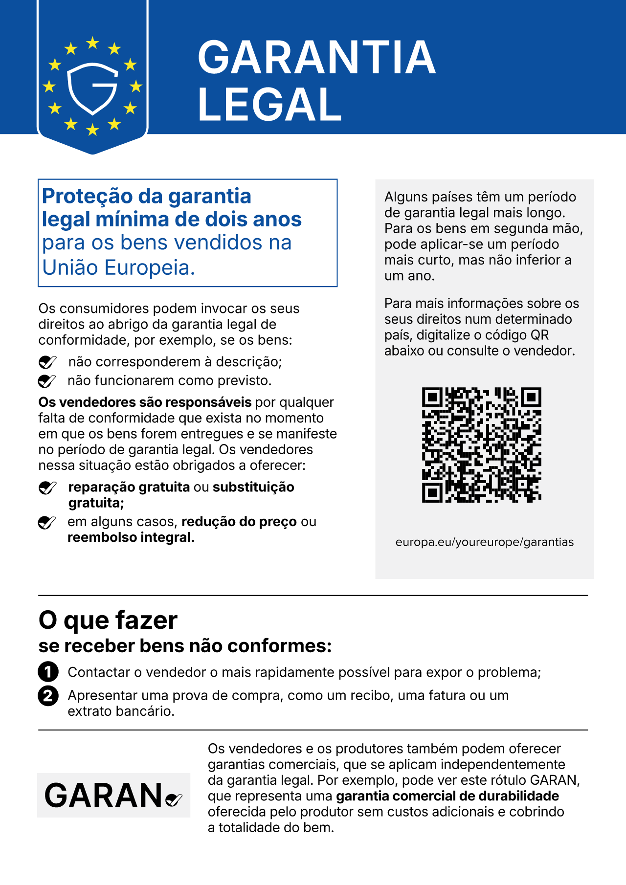 Direitos de garantia legal
